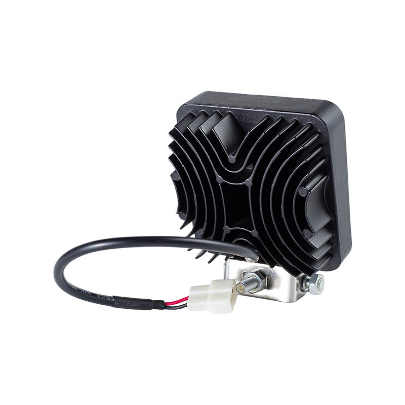IP67 002 Lampu Kerja Persegi 9-LED Tugas Berat untuk Kendaraan Industri