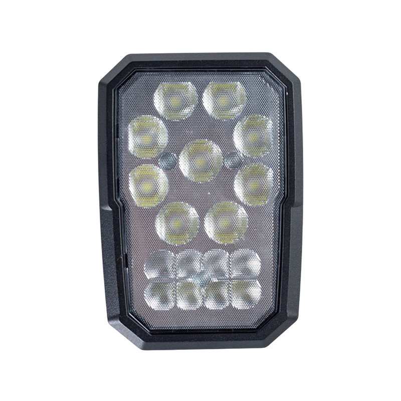 002 Lampu Depan Kombinasi Multi-Fungsi LED 9+8 Tugas Berat untuk Kendaraan Industri