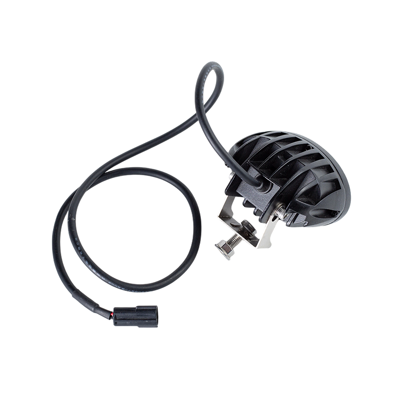 IP67 6W DC9-80V Lampu Peringatan Keselamatan Forklift Merah/Biru Sinar Lebar Oval