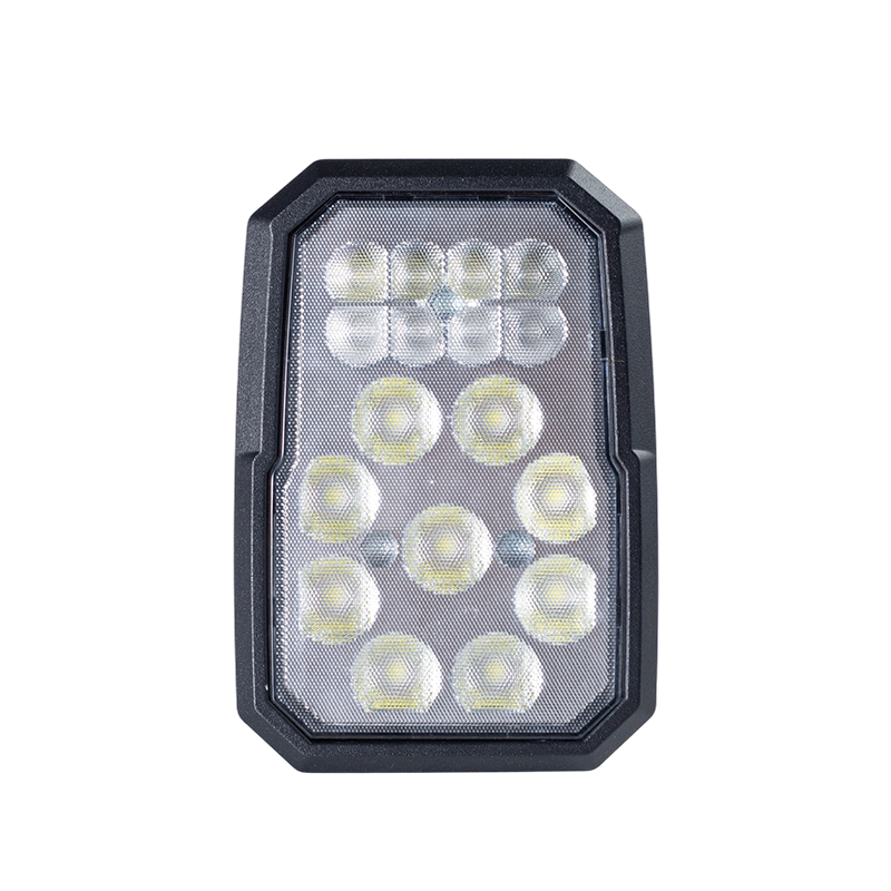 002 Lampu Depan Kombinasi Multi-Fungsi LED 9+8 Tugas Berat untuk Kendaraan Industri