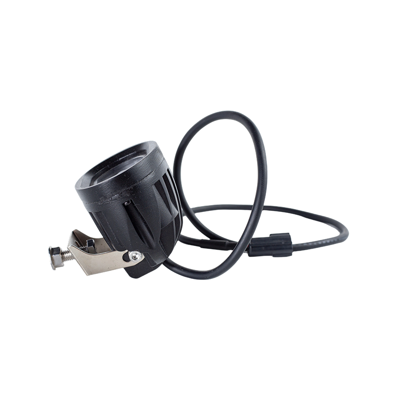 IP67 6W DC9-80V Lampu Peringatan Keselamatan Forklift Merah/Biru Sinar Lebar Oval