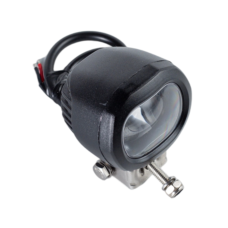 IP67 6W DC9-80V Lampu Peringatan Keselamatan Forklift Sinar Linier Merah/Biru
