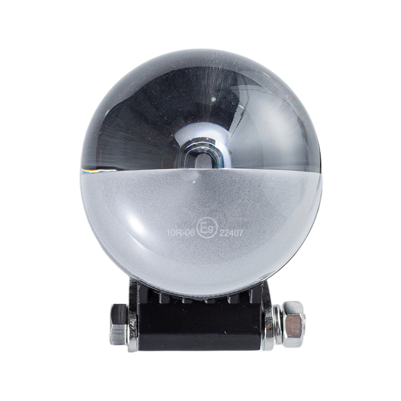 IP67 5W DC9-80V Lampu Peringatan Area Bahaya Forklift Sinar Merah/Biru Bulat